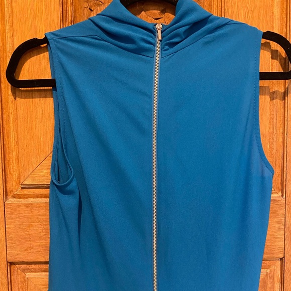 Bebe jumpsuit 8 blue zipper pockets - Picture 4 of 13